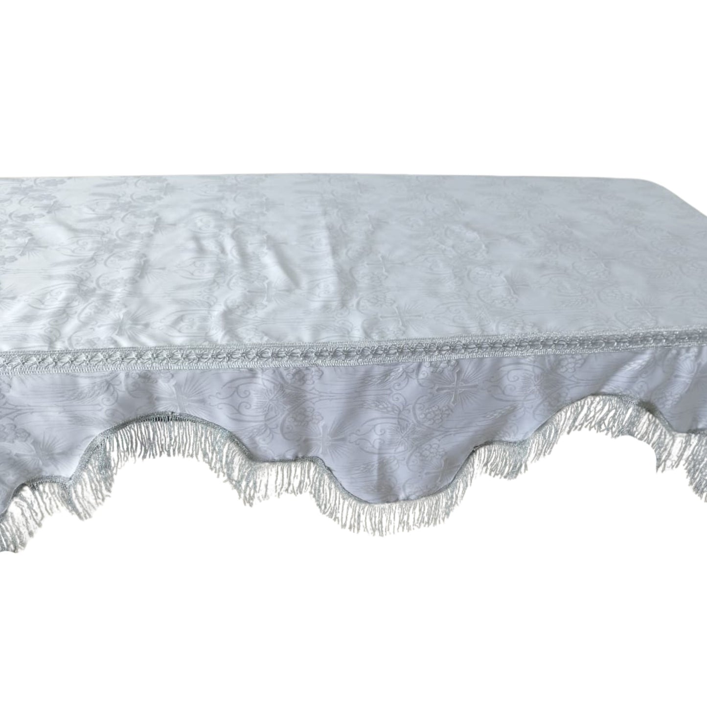 Palio Procesional Brocado Plateado