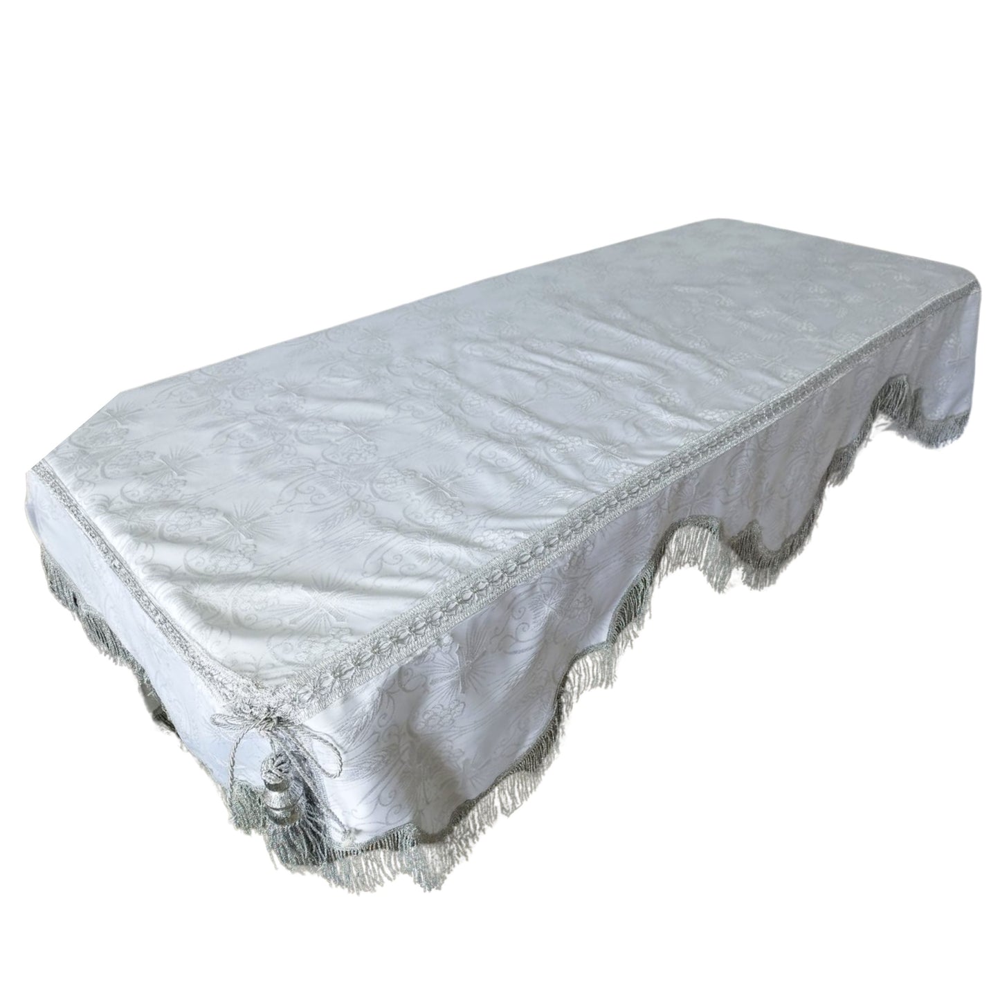 Palio Procesional Brocado Plateado