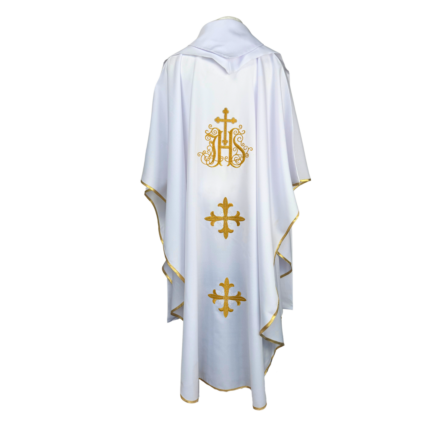 Casulla Ornamento Sacerdotal Bordado Eucarístico JHS 2