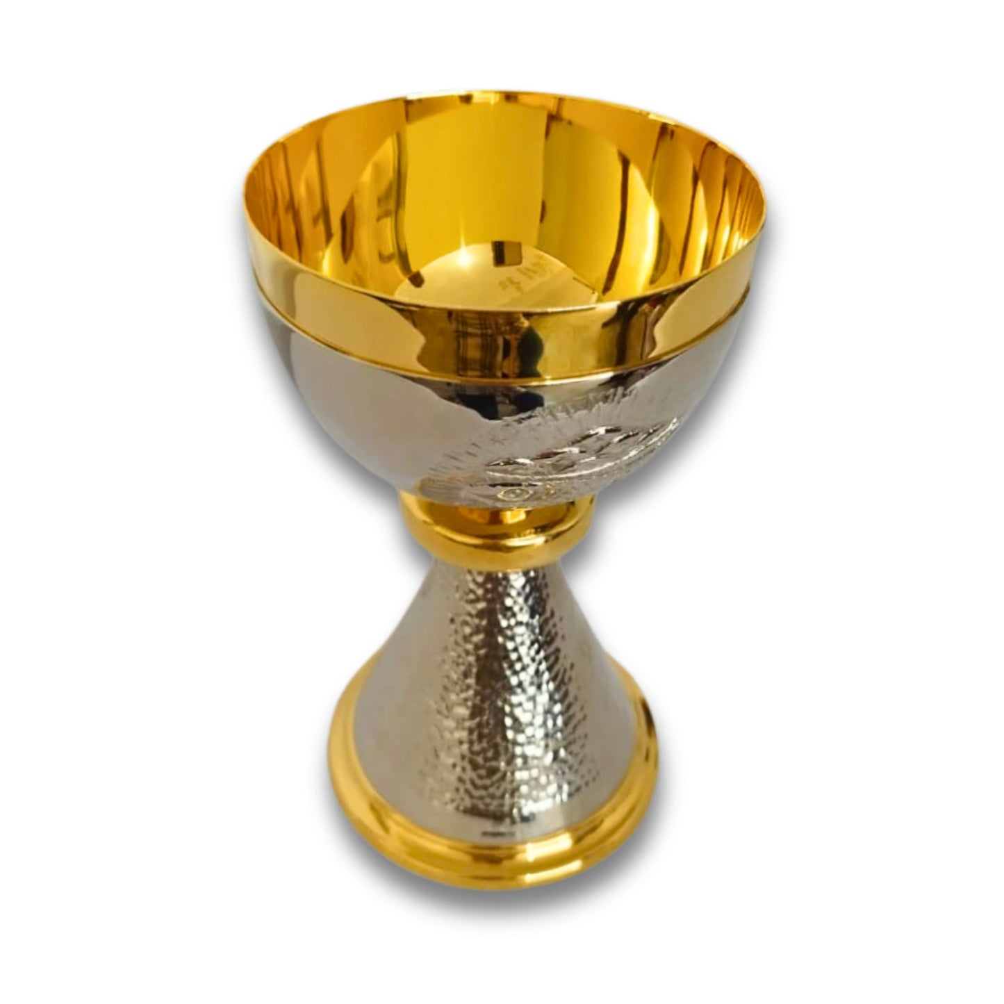 Cáliz Religioso Modelo Pez y Pan (Baño oro 24K)