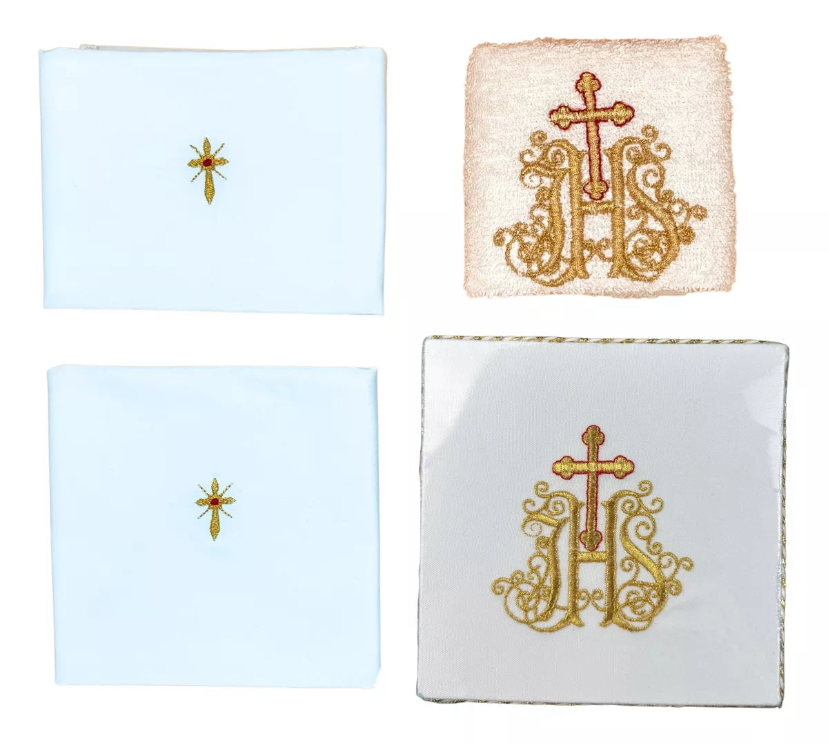 Purificador Y Corporal Litúrgicos Incluye Palia Y Manutergio Espigas