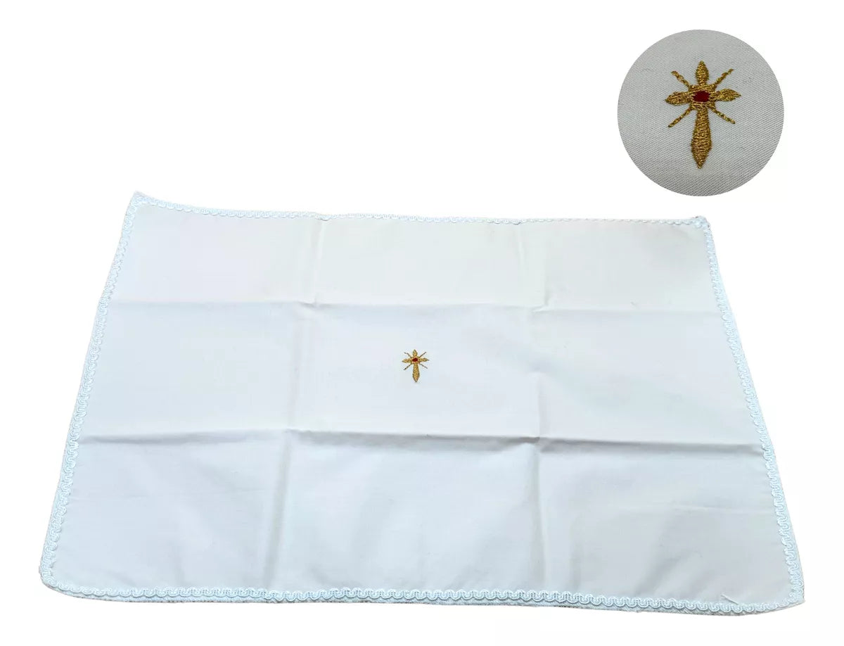 Purificador Y Corporal Litúrgicos Incluye Palia Y Manutergio Espigas