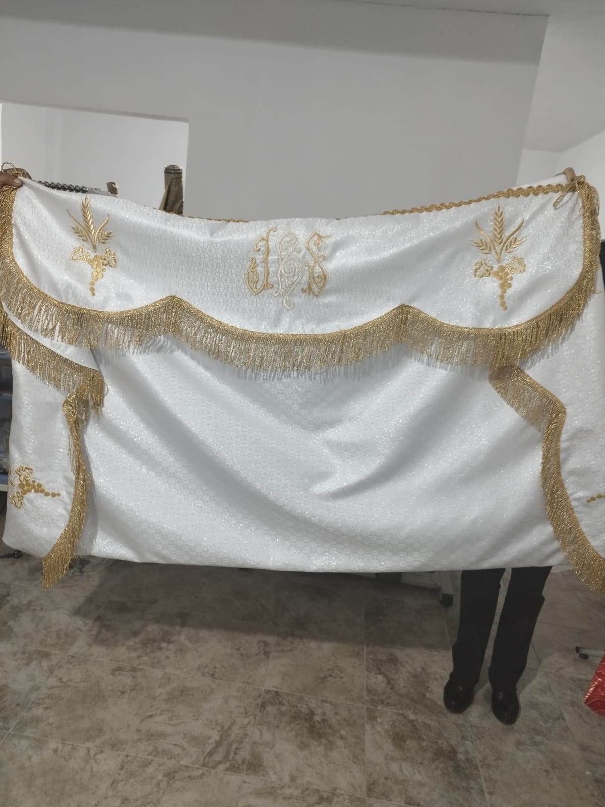 Palio Procesional Bordado Dorado