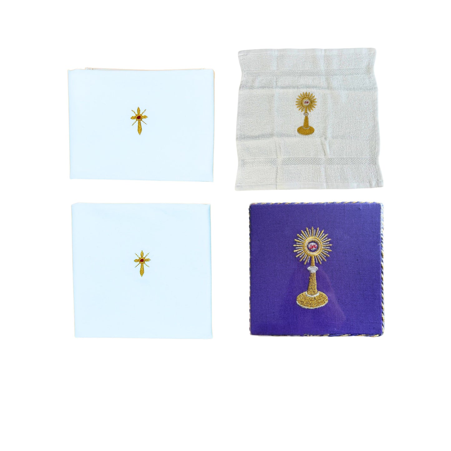 Purificador Y Corporal Litúrgicos Incluye Palia Y Manutergio Custodia