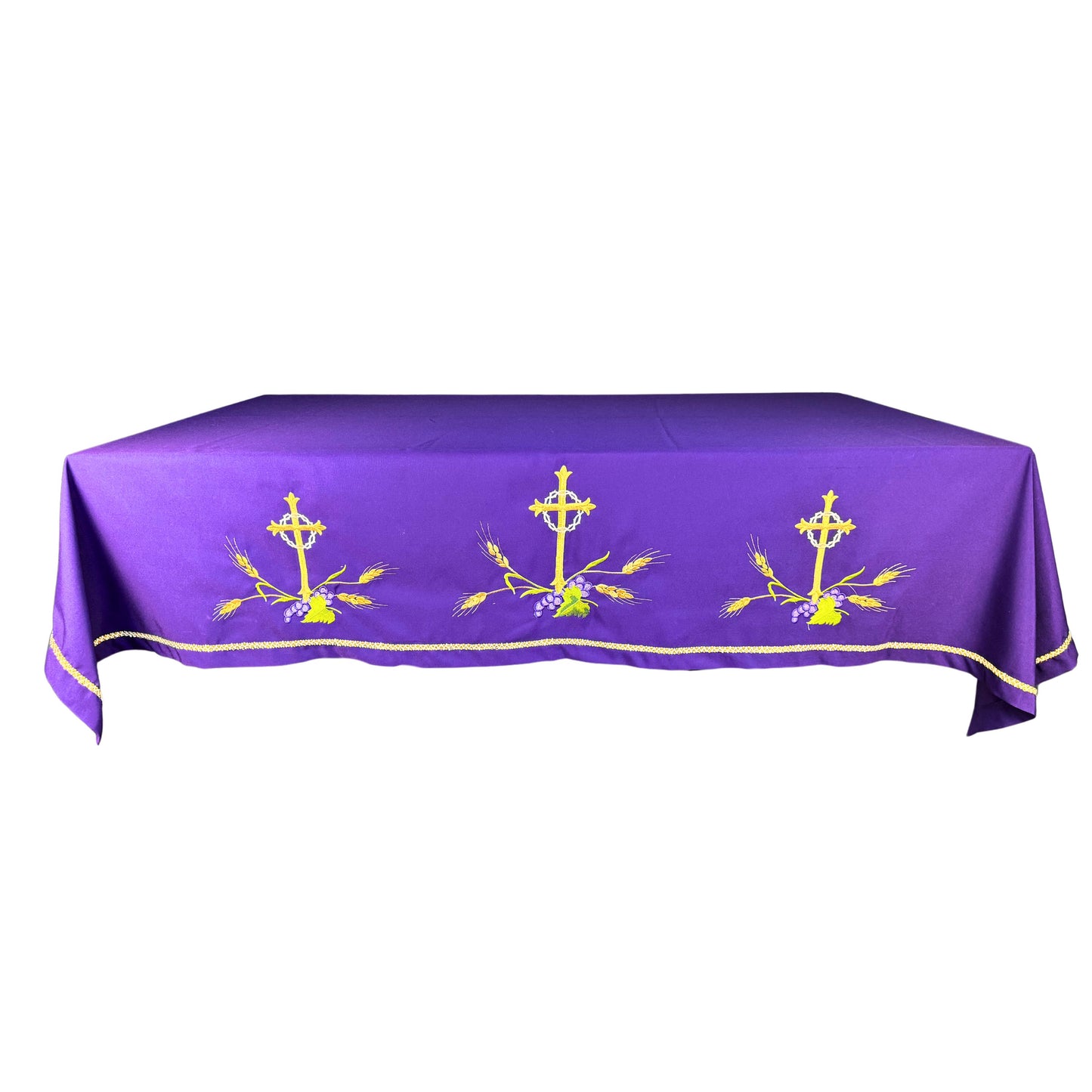 Mantel para altar de iglesia morado