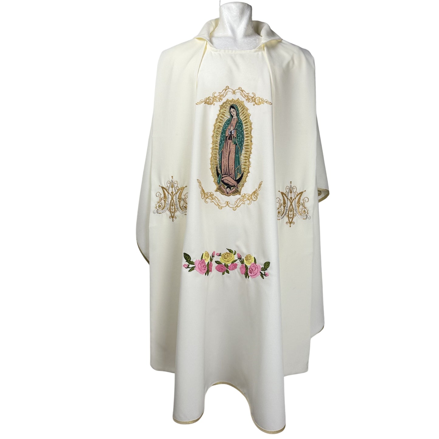 Casulla Ornamento Sacerdotal Virgen de Guadalupe