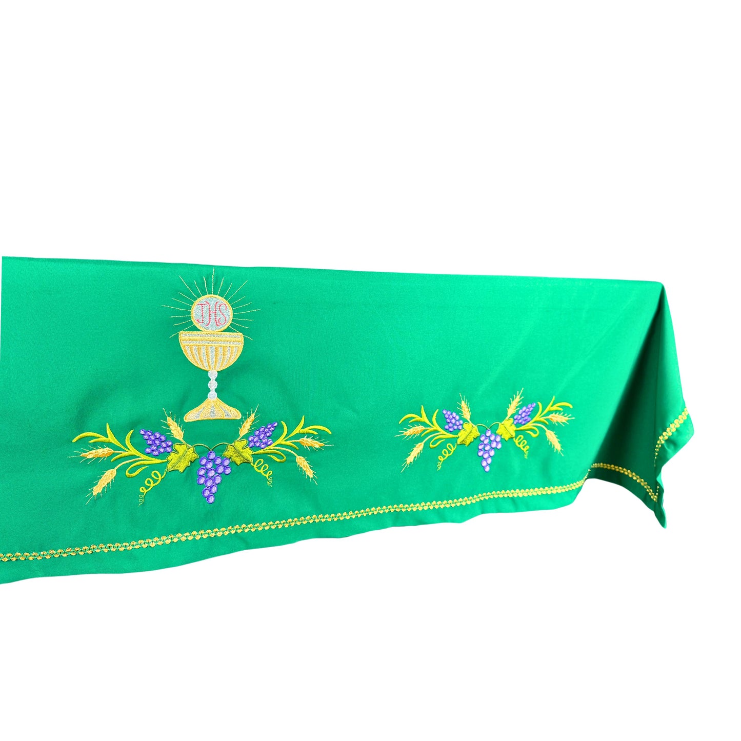 mantel verde para altar